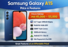 Samsung Galaxy A15 price and features