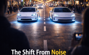 The Shift From Noise to Silence on Modern Roads